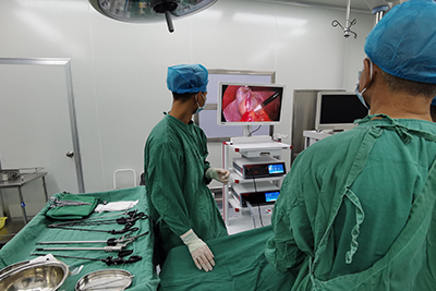 【General Surgery Laparoscopy】Fenestration of Liver Cyst