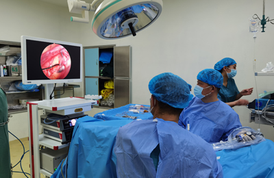 [General Surgery Laparoscopy] Laparoscopic retrorectal suspension patch fixation