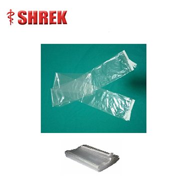 Sterile plastic sleeve