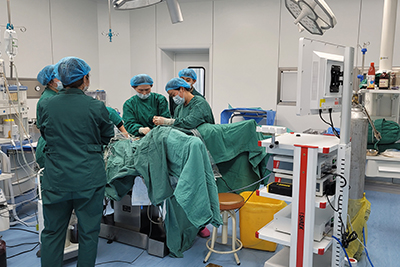 【Thoracoscopy】Treatment skills of the first branch of the left pulmonary artery