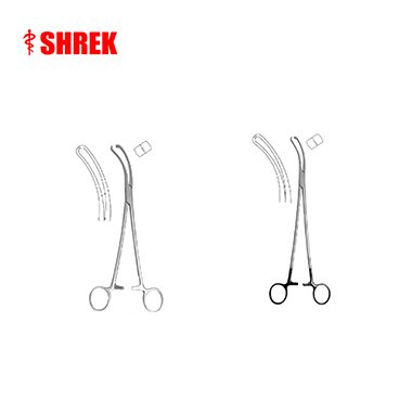 mitral valve clamping forceps